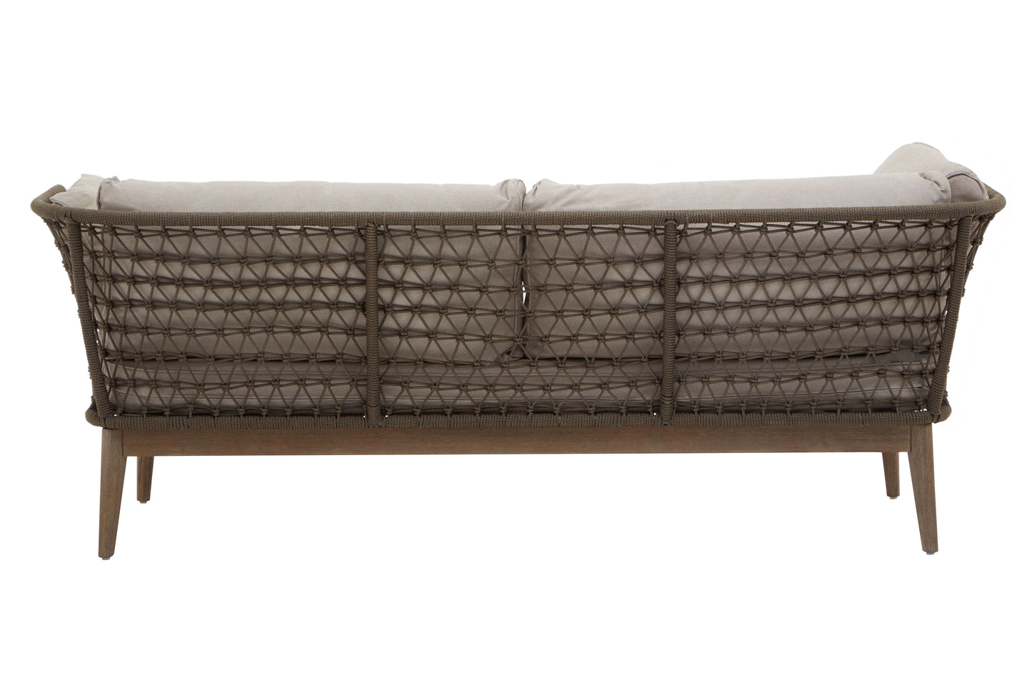 Oceanic Three Seat Bronze and Charcoal Sofa