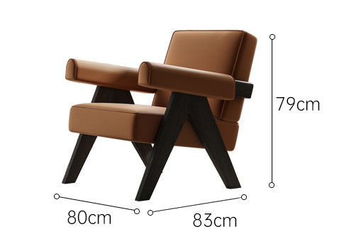 Deirdre Armchair, Leather