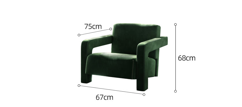 Desmond Armchair, Velvet