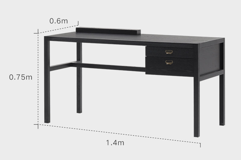 Jottergoods Office Desk, Black| DC Concept