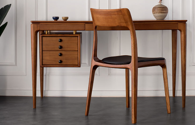 A Set Of Hans Wegner CH3 Dining Chairs, Dark Oak| DC Concept