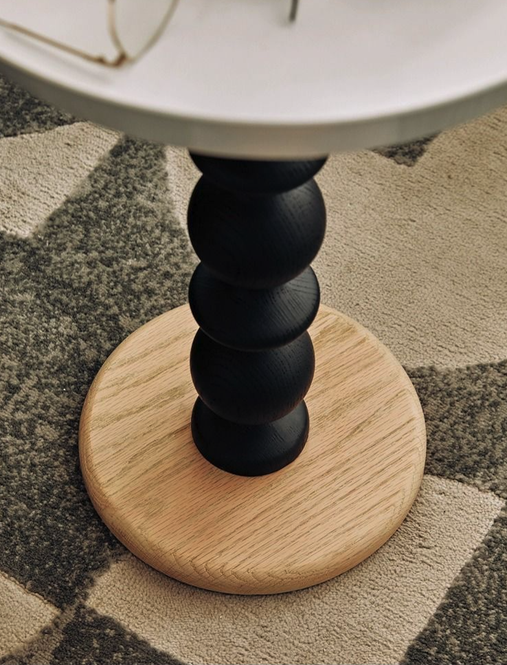 Cosmo Round Side Table With Gold Tray| DC Concept