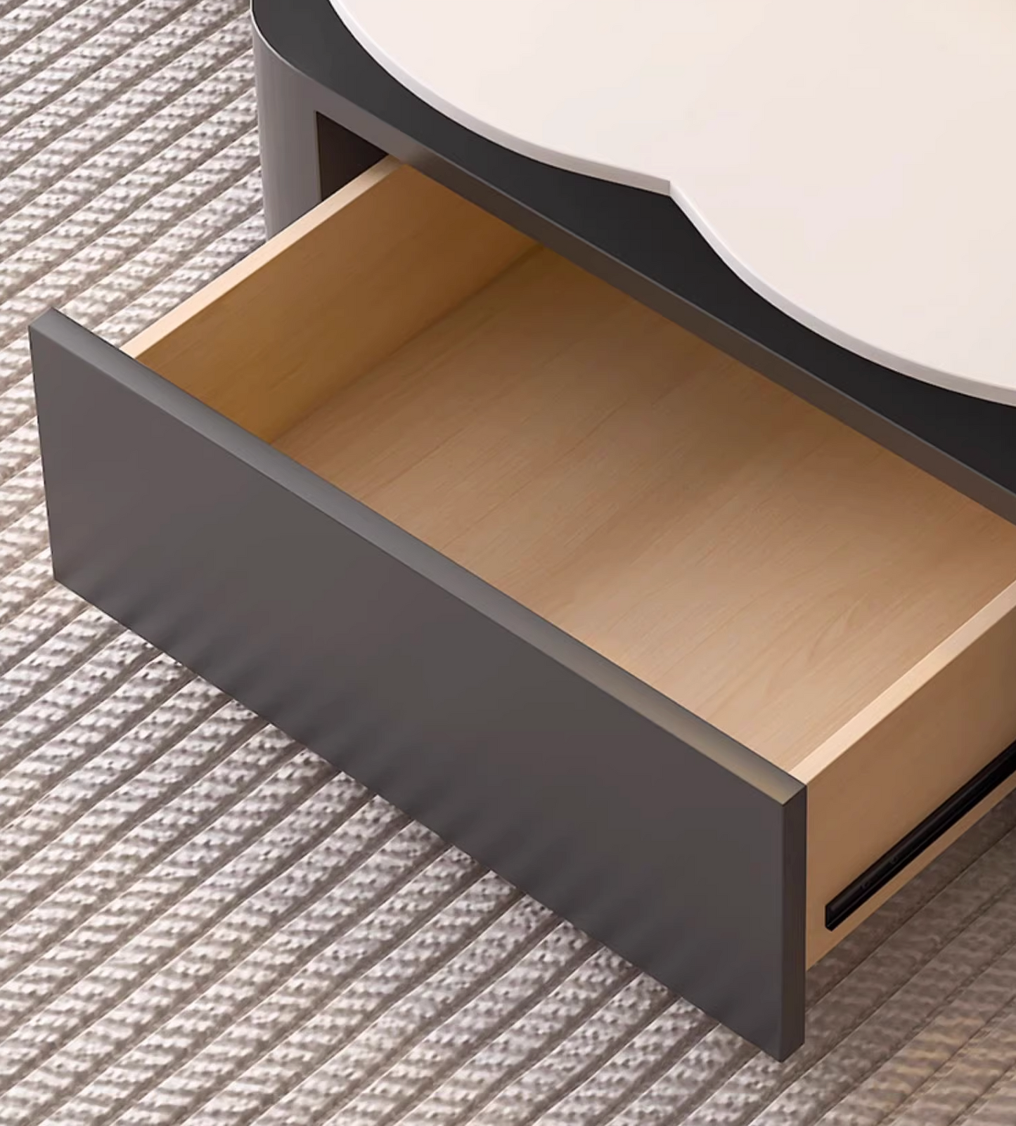 Aroma Flower Nesting Coffee Table, White Top| DC Concept