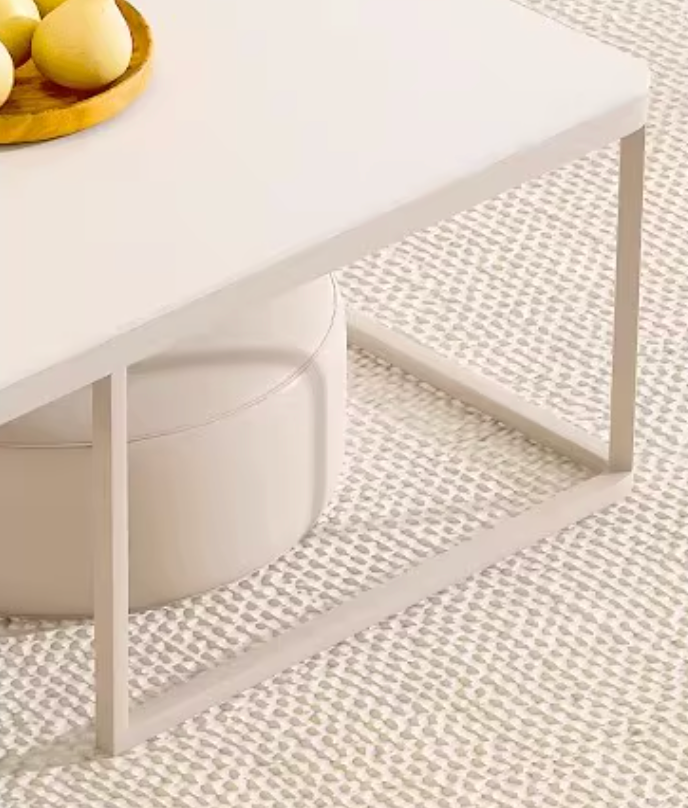 Eclipse Nesting Coffee Table SEt, White| DC Concept