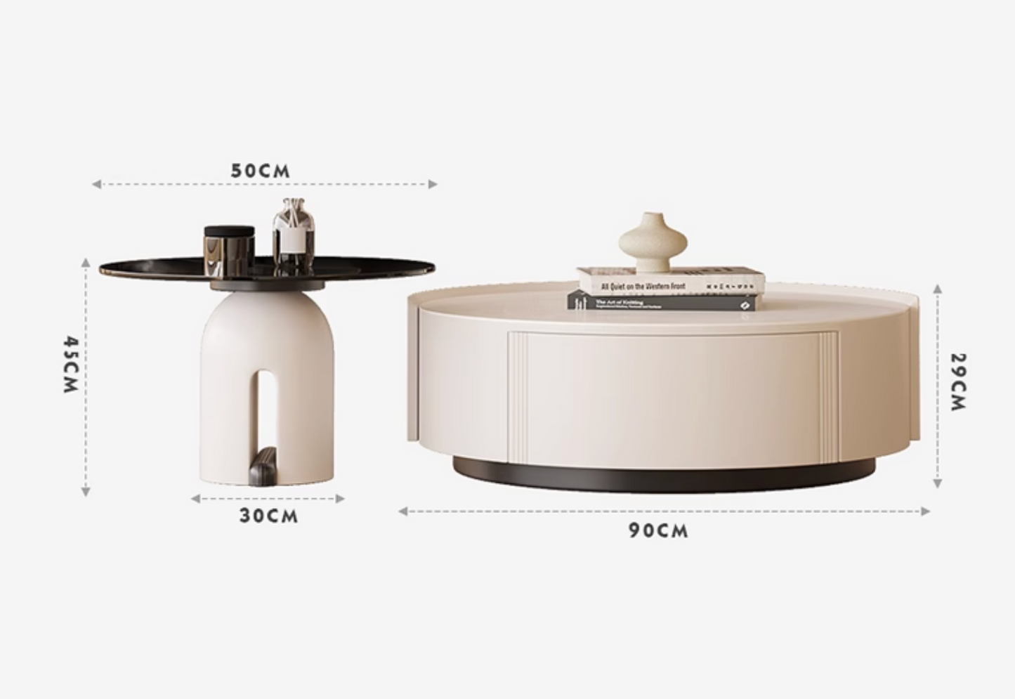 Amelia Coffee Table Set| DC Concept