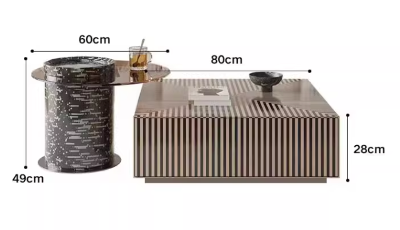 Evelyn Coffee Table Set| DC Concept