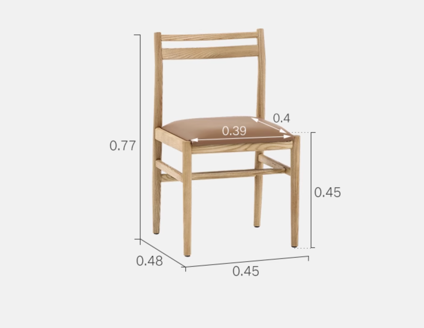Classical Itao Dining Chair, Oak| DC Concept