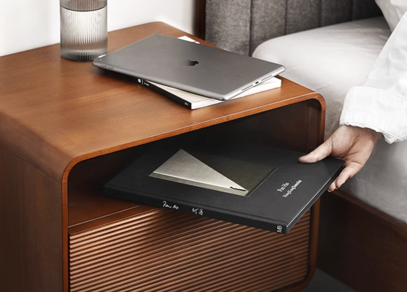 Andre Bedside Table, Wood| DC Concept