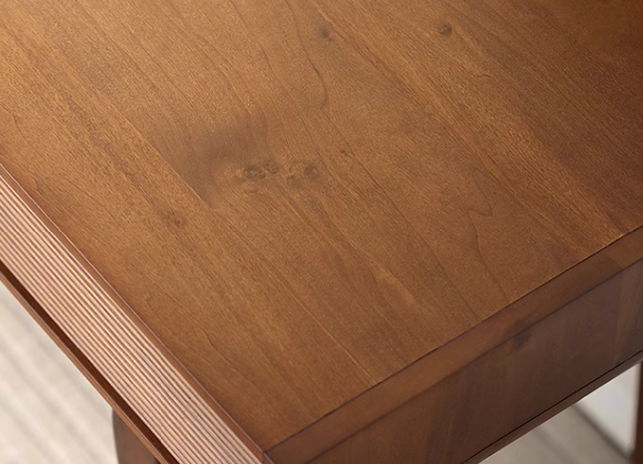 Moran Carved Office Desk, Solid Wood| DC Concept