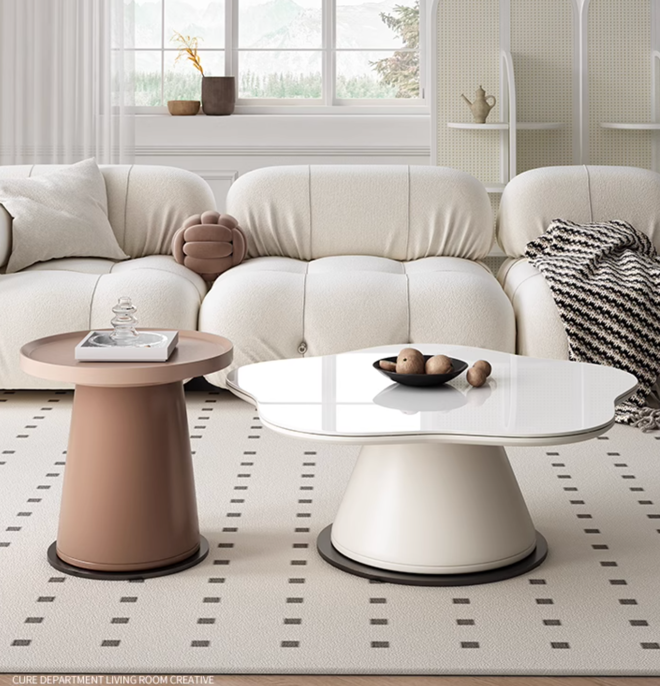 Lynn Blossoms Coffee Table Set| DC Concept