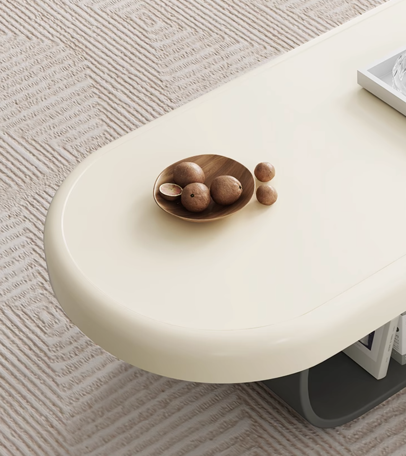Freda Coffee Table, Milky White| DC Concept