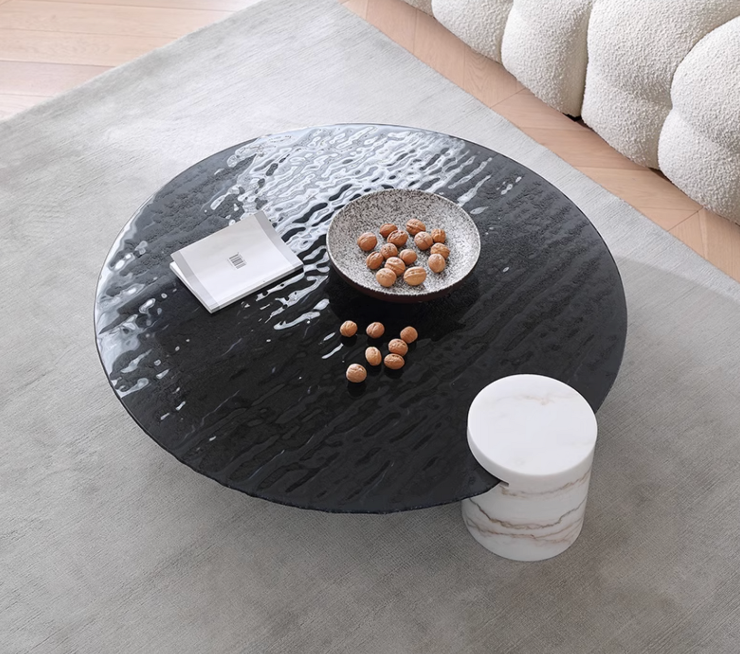 Baxter Coffee Table, Wave Top| DC Concept