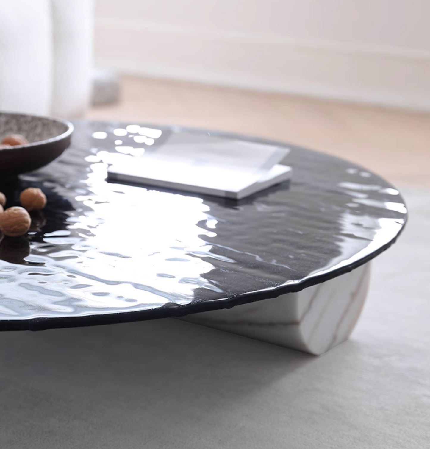 Baxter Coffee Table, Wave Top| DC Concept