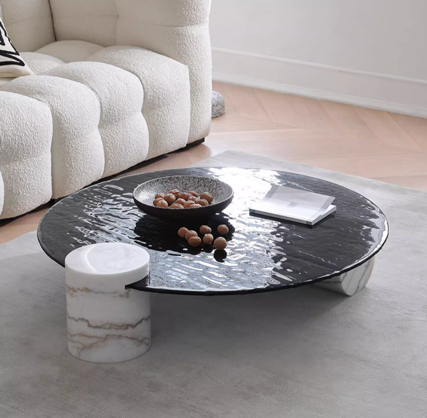 Baxter Coffee Table, Wave Top| DC Concept
