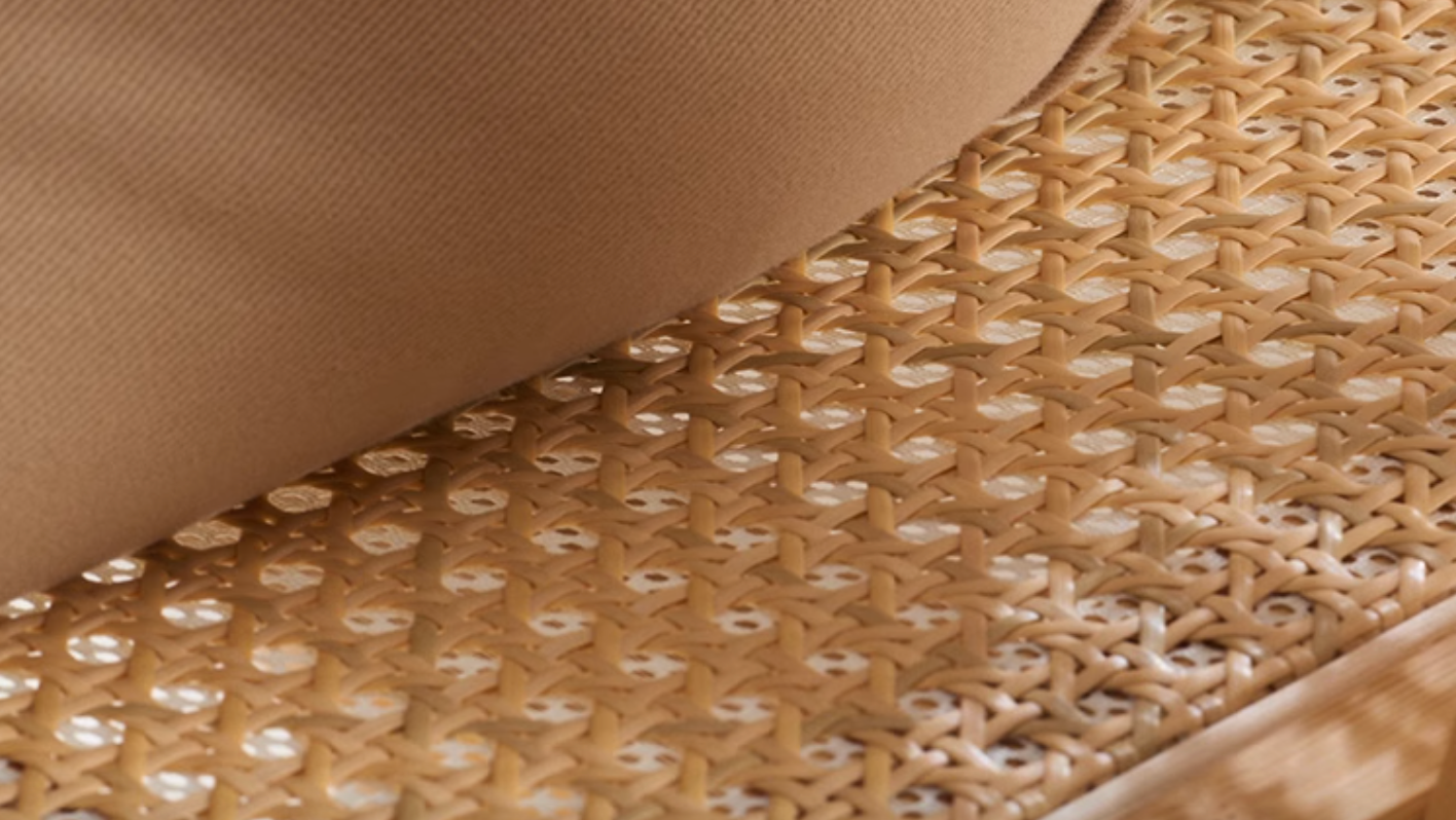 Audrey Folding Dining Chair, Rattan