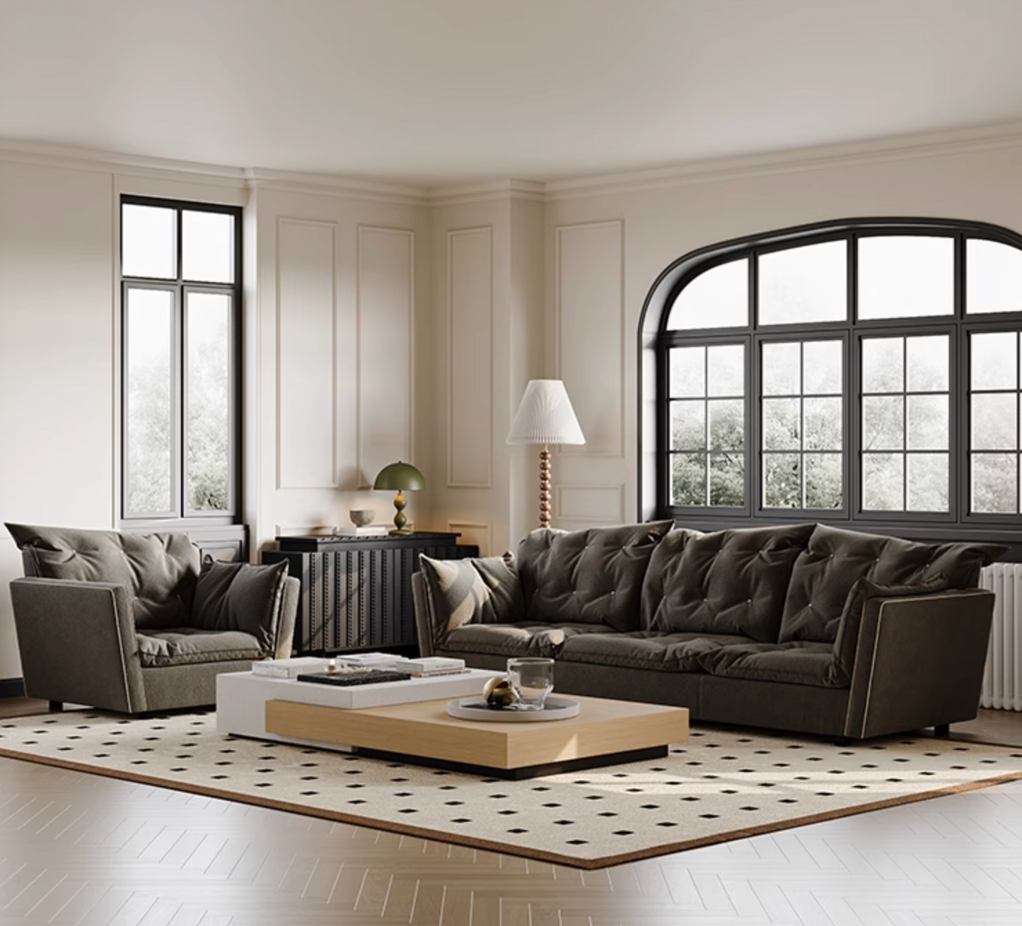 Sorrento Armchair, Black