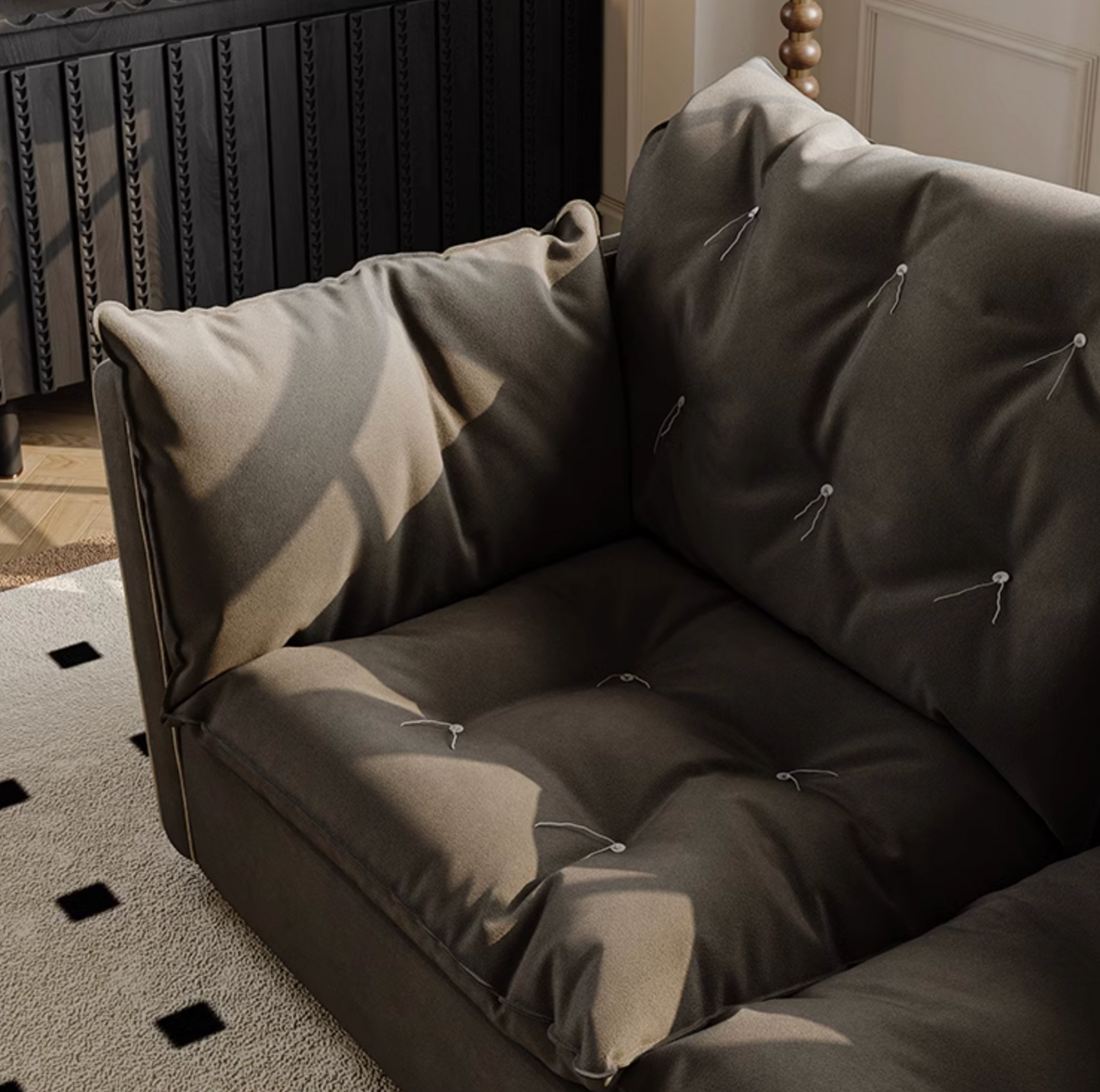 Sorrento Armchair, Black