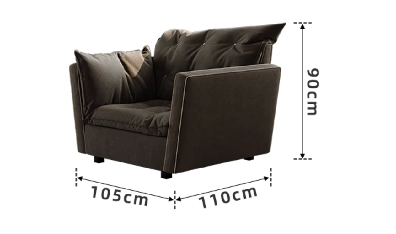Sorrento Armchair, Black