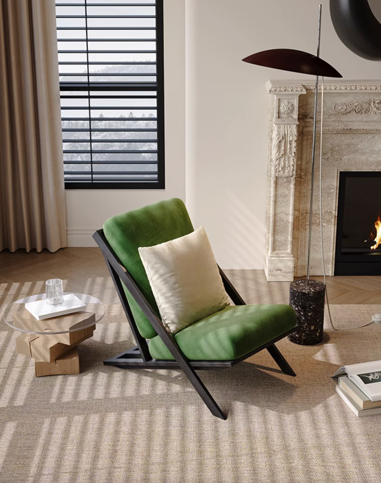 Andrea Armchair, Velvet