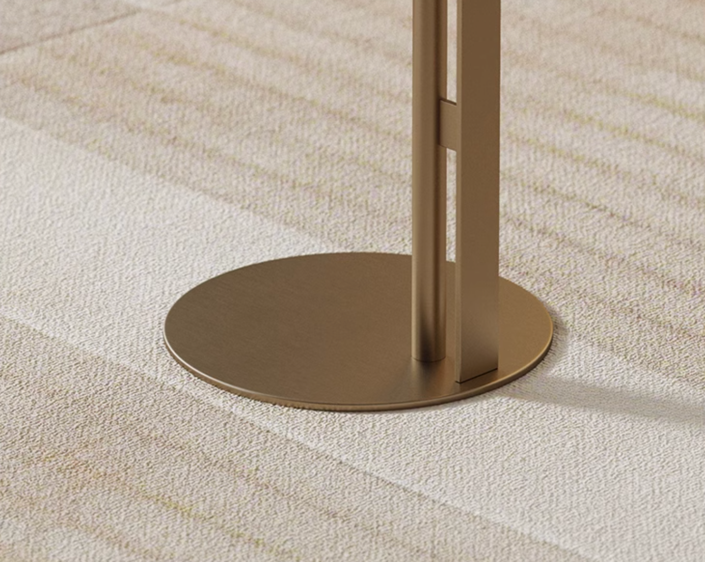 Bagley Side Table, Stainless Steel