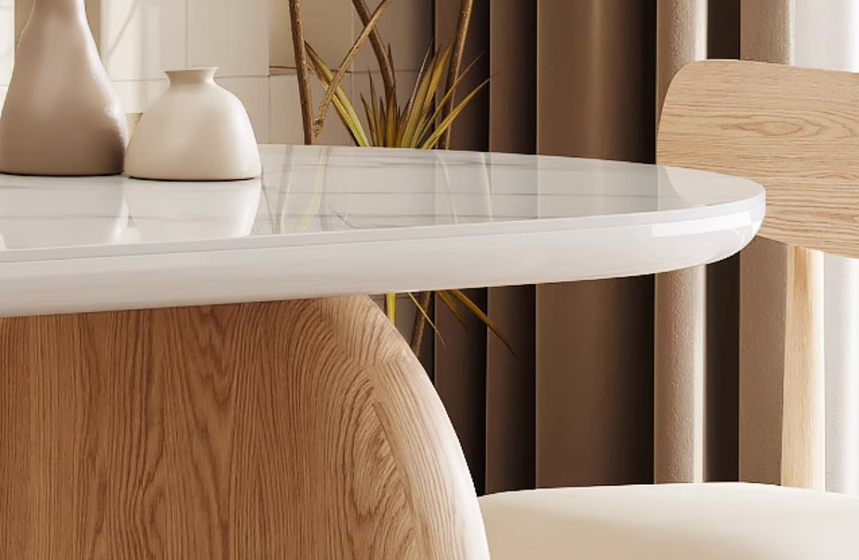 Ellison Dining Table, Sintered Stone