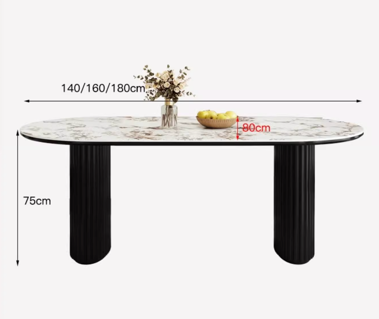 Escobar Dining Table, Sintered Stone