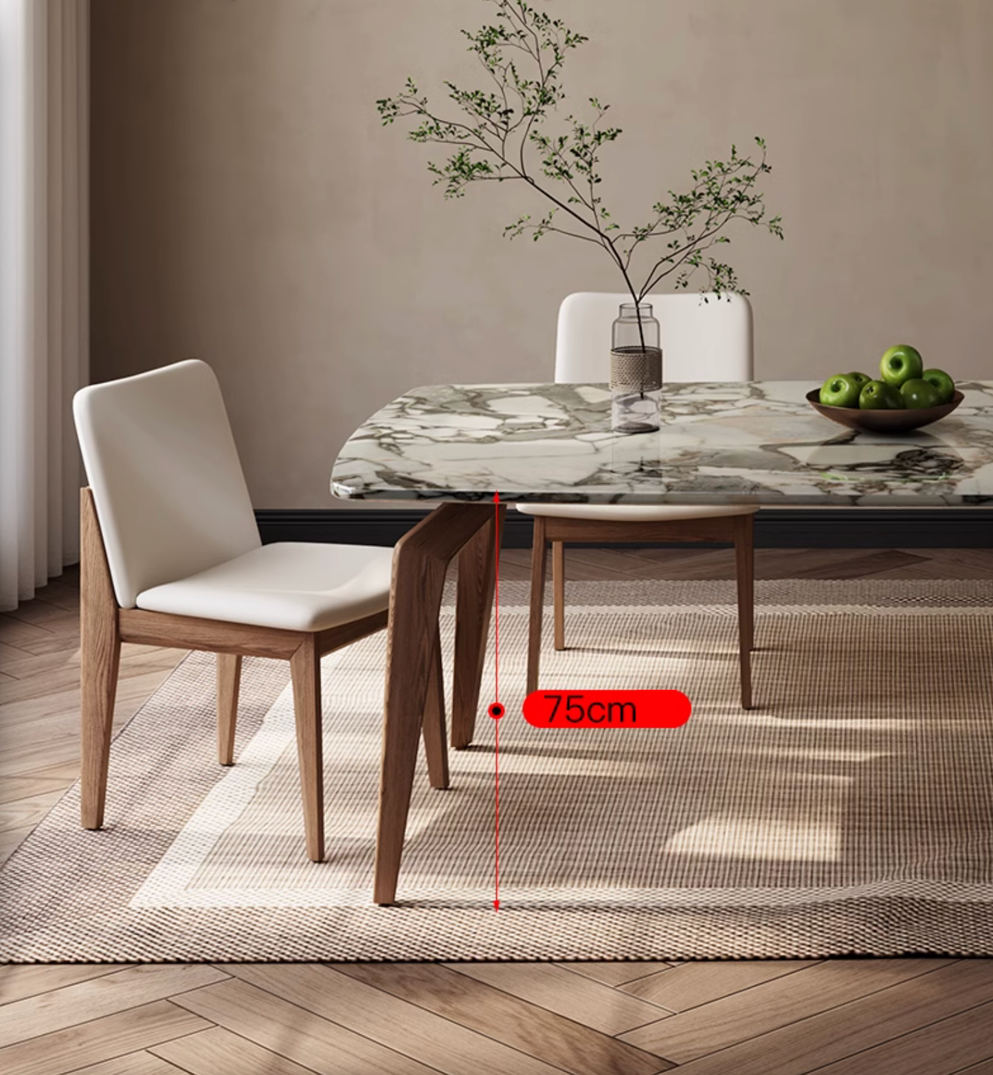 Dominic Dining Table, Marble