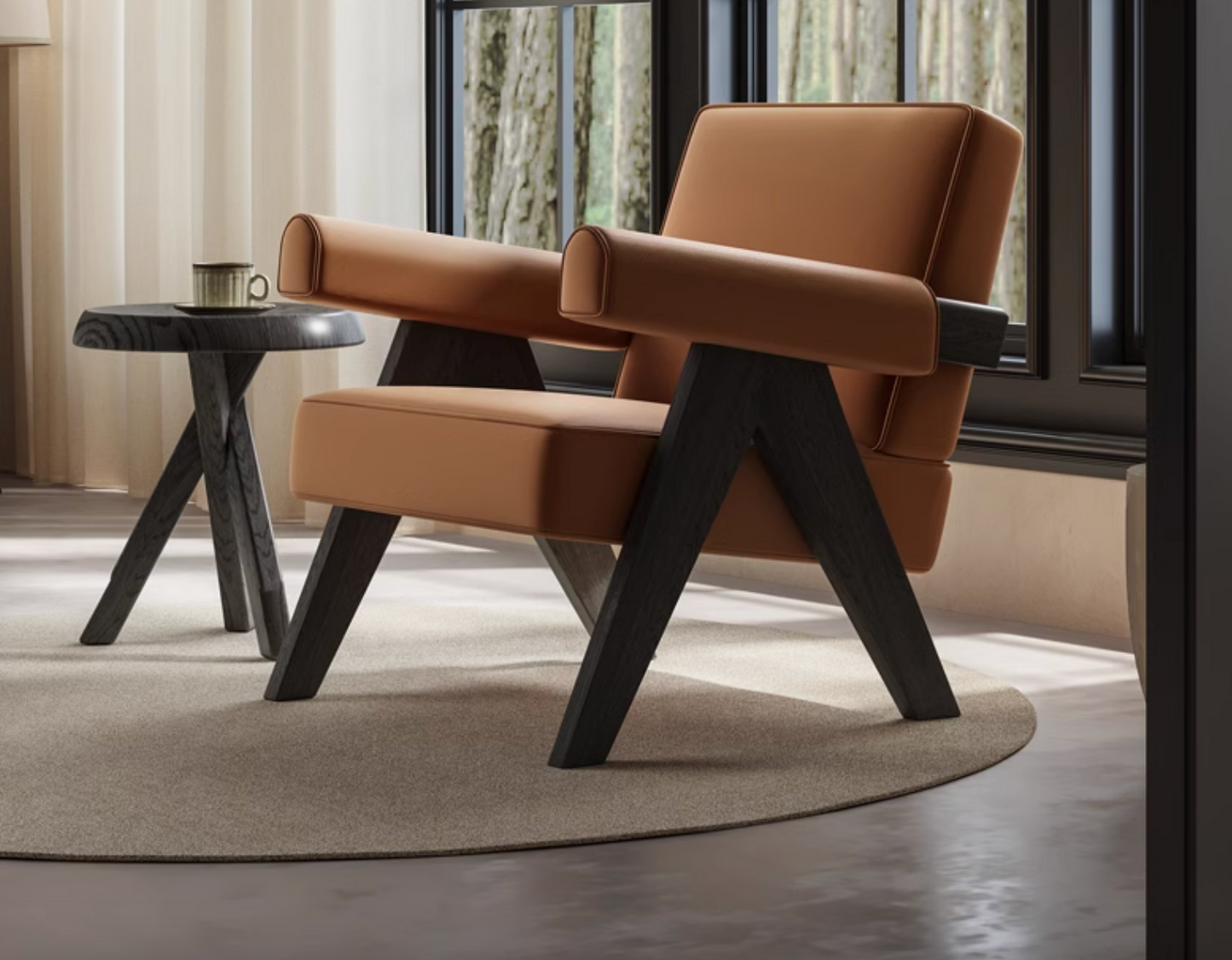 Deirdre Armchair, Leather