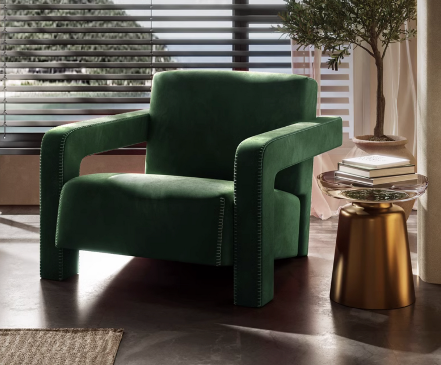 Desmond Armchair, Velvet