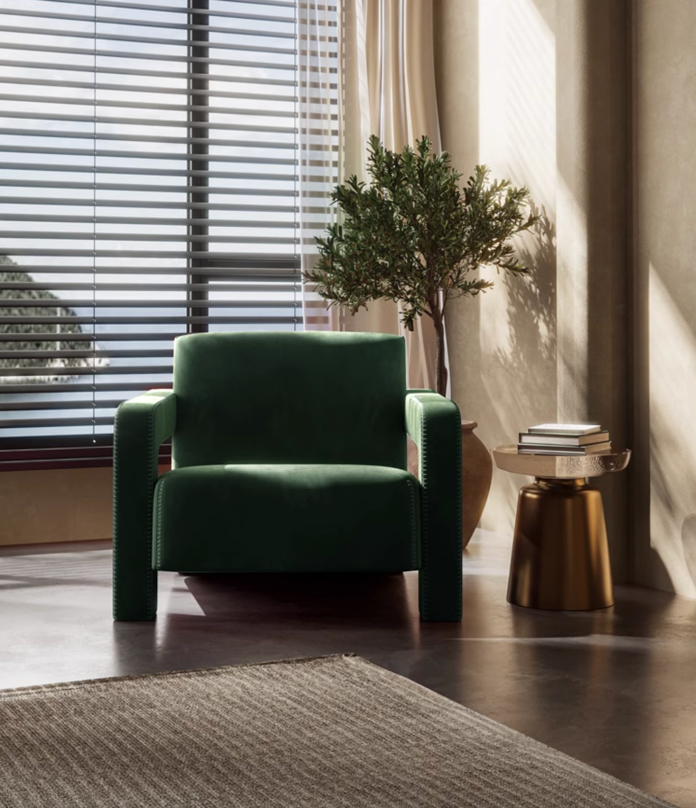 Desmond Armchair, Velvet