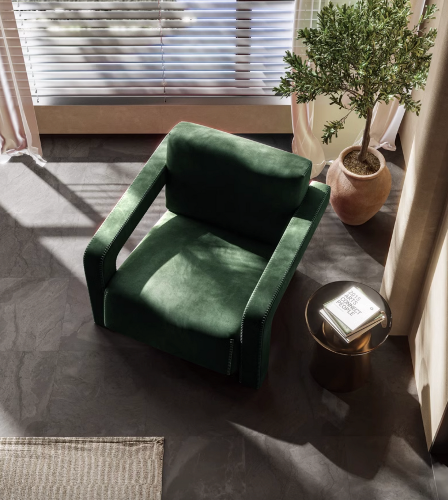 Desmond Armchair, Velvet