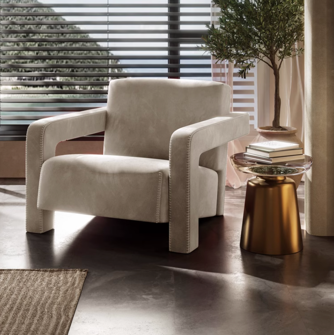 Desmond Armchair, Velvet