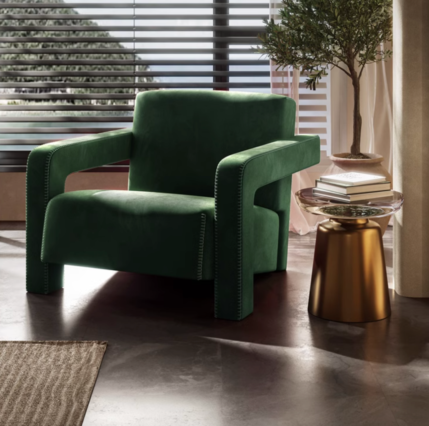 Desmond Armchair, Velvet