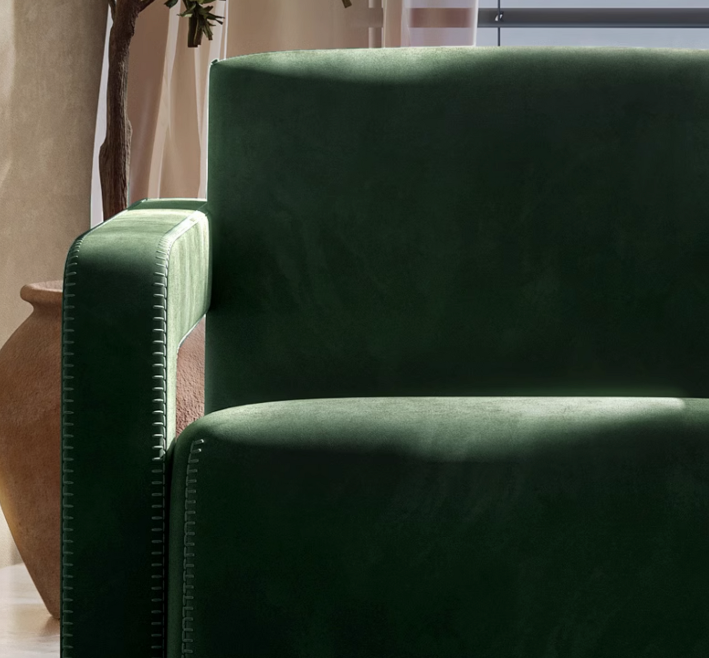 Desmond Armchair, Velvet