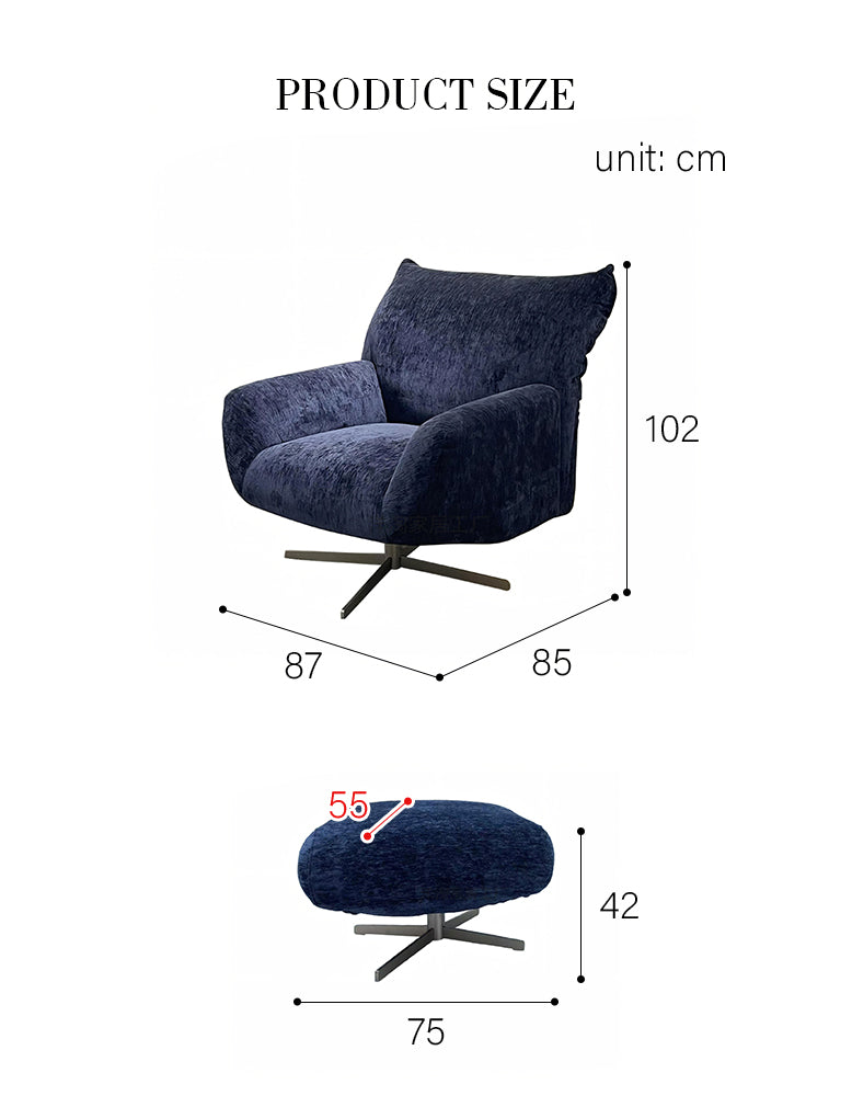 Mistry Swivel Armchair, Accent Chair