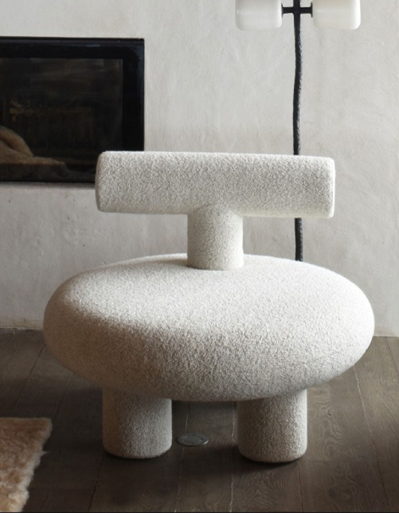 T Shapte Sheep Armchair, Cashmere wool| DC Concept