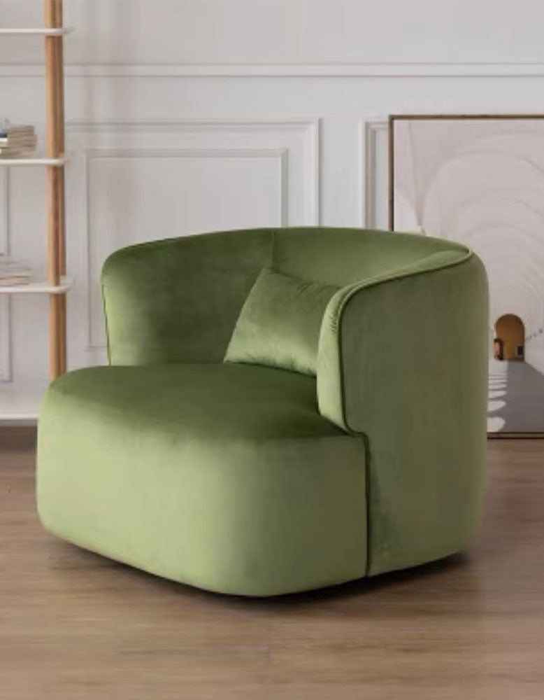 Janet Armchair, Velvet/Boucle| DC Concept