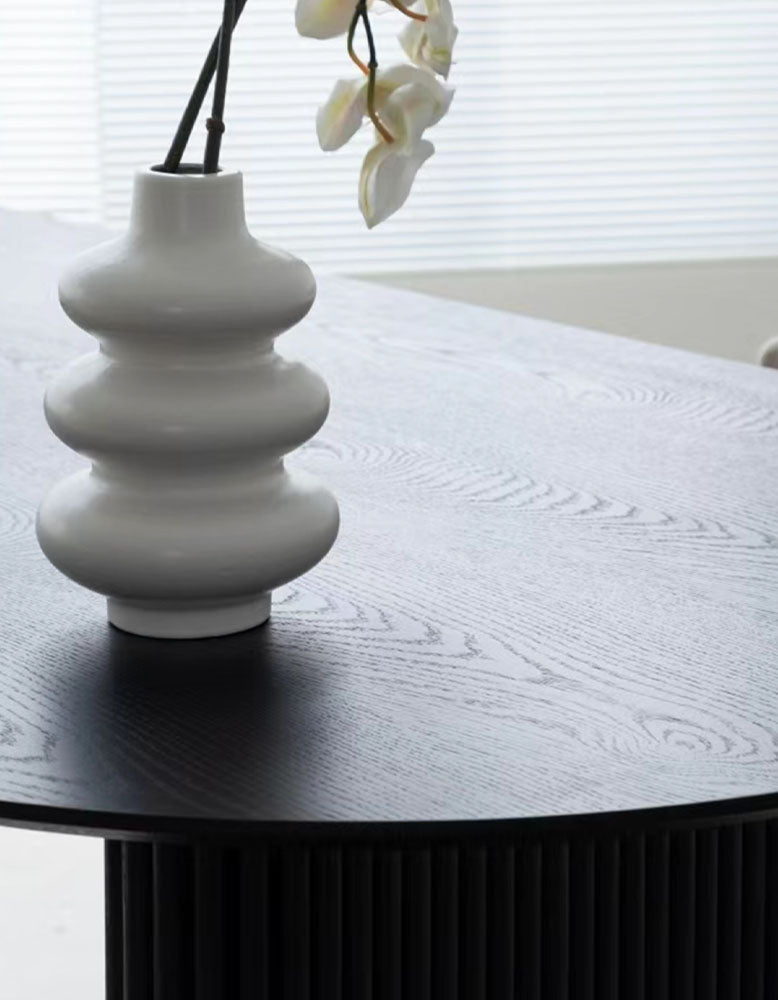 Ivar Oval Dining Table, Solid Wood| DC Concept