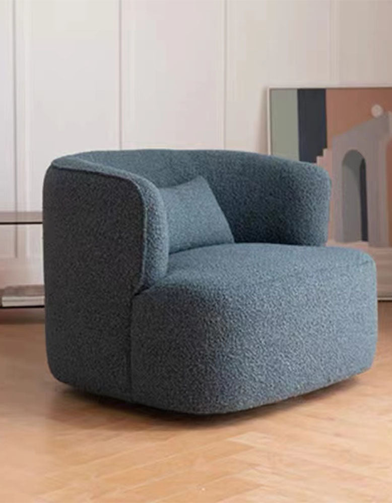 Janet Armchair, Velvet/Boucle| DC Concept