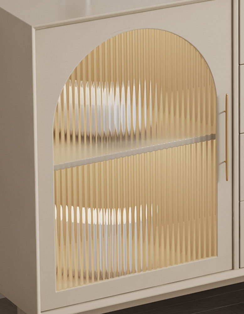 Clear Single Door Sideboard, Four Layers| DC Concept