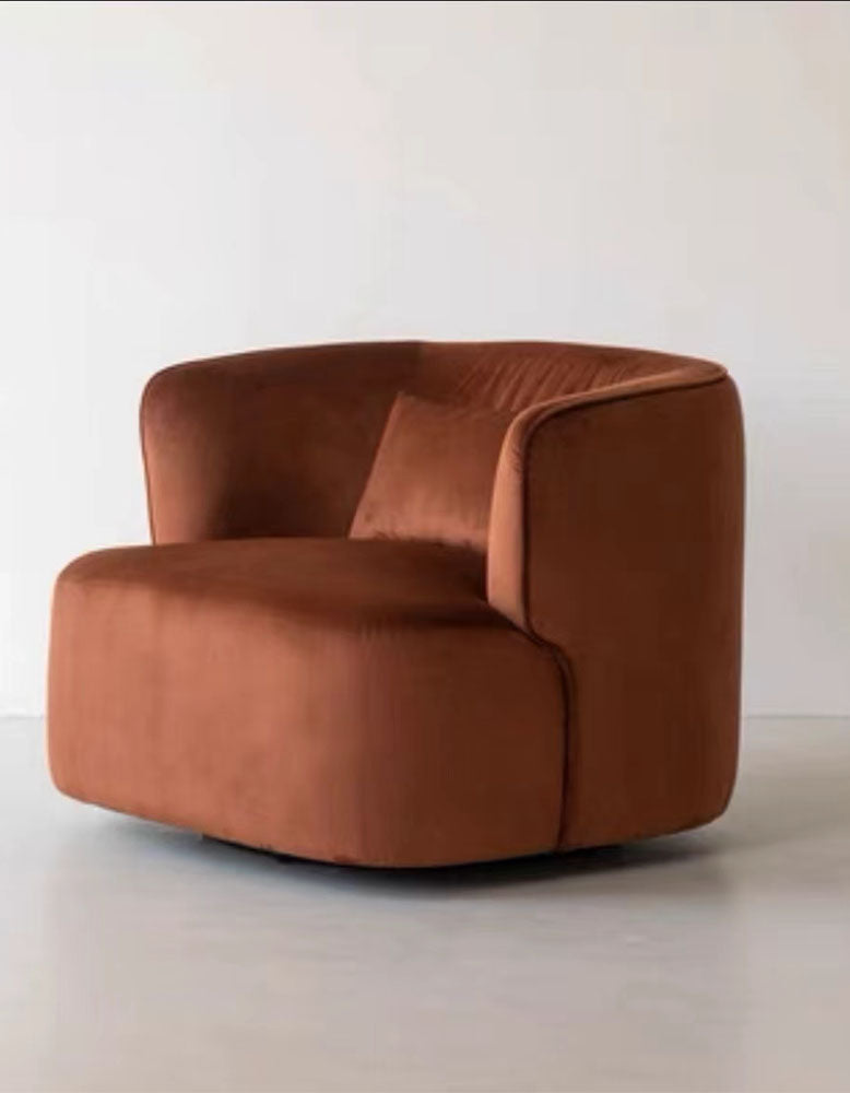 Janet Armchair, Velvet/Boucle| DC Concept