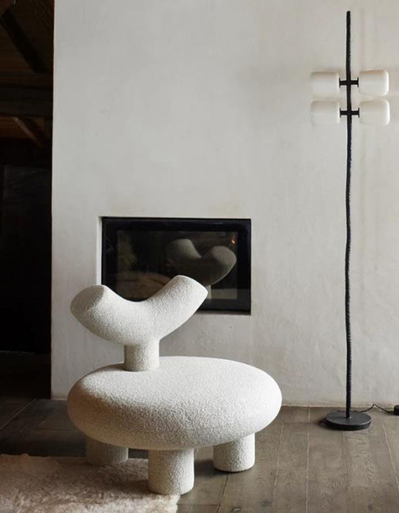 T Shapte Sheep Armchair, Cashmere wool| DC Concept