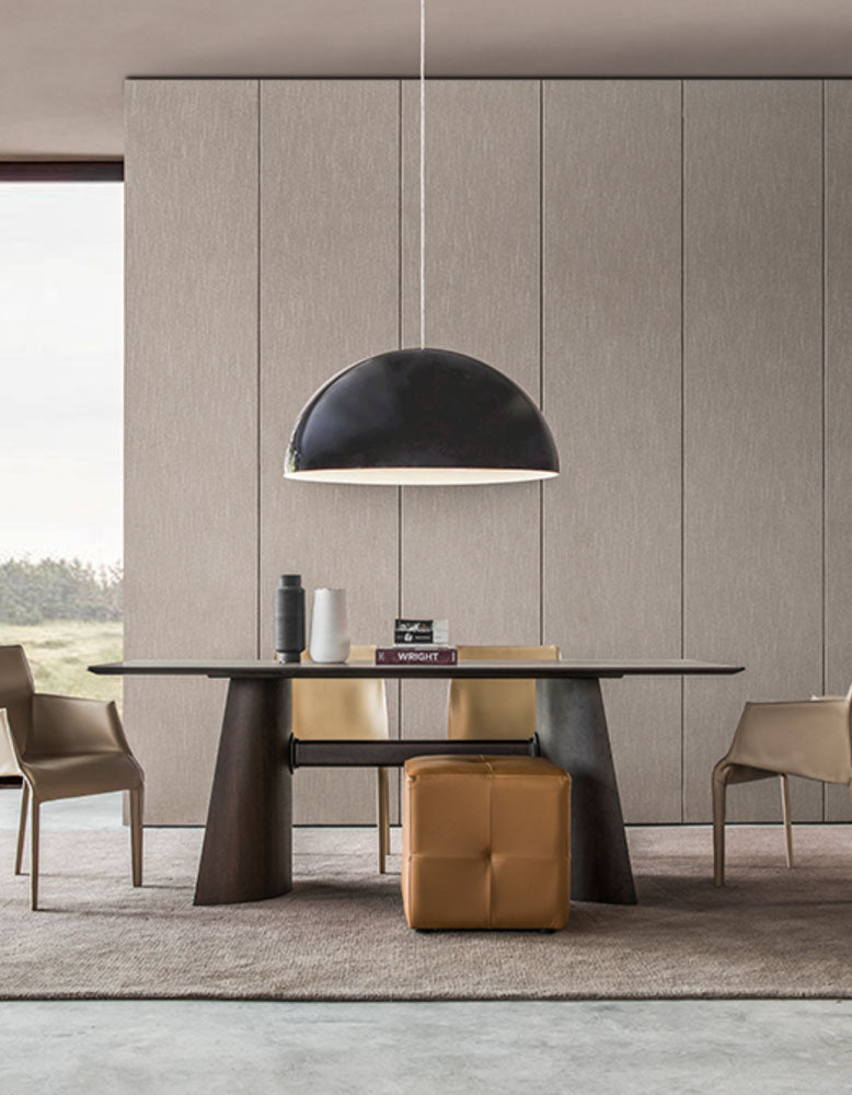 Italian Retro Dining Table, Solid Wood| DC Concept
