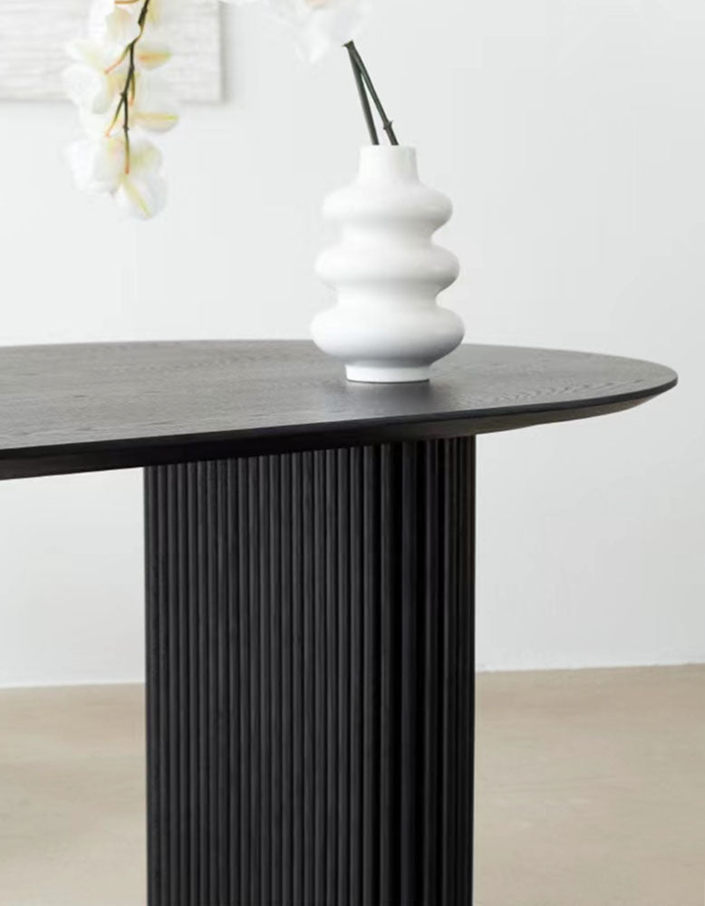Ivar Oval Dining Table, Solid Wood| DC Concept