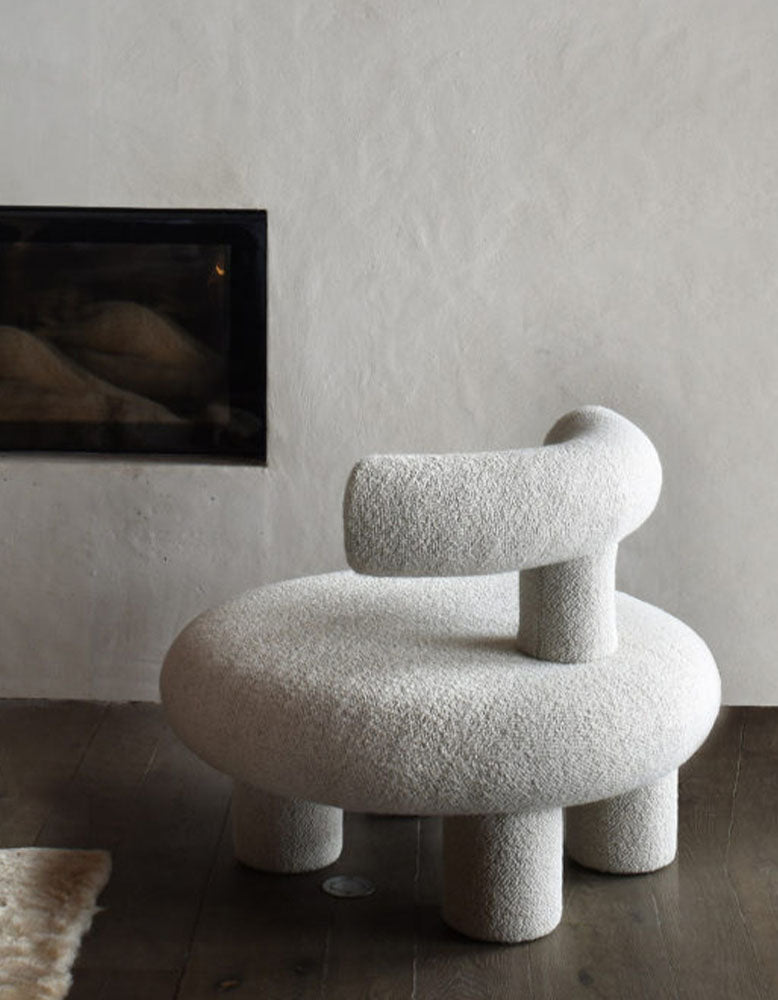 T Shapte Sheep Armchair, Cashmere wool| DC Concept