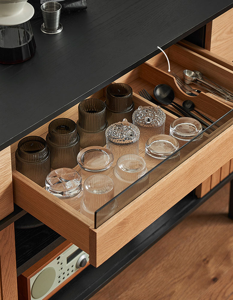 Elegant Sideboard, Oak| DC Concept
