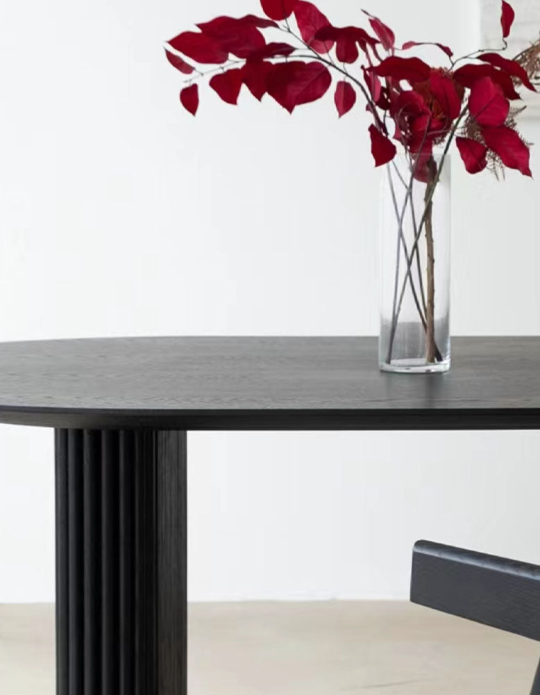 Ivar Oval Dining Table, Solid Wood| DC Concept