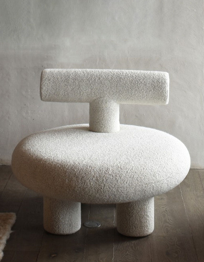 T Shapte Sheep Armchair, Cashmere wool| DC Concept