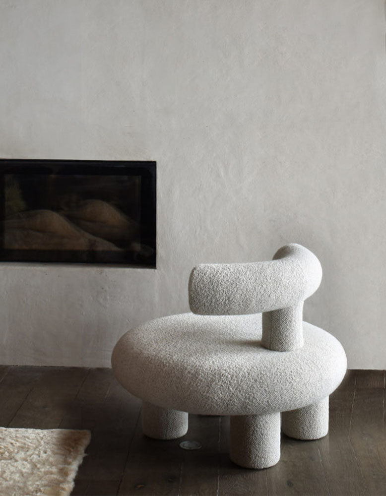 T Shapte Sheep Armchair, Cashmere wool| DC Concept