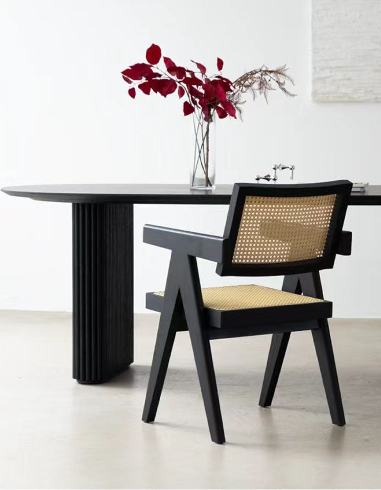 Ivar Oval Dining Table, Solid Wood| DC Concept